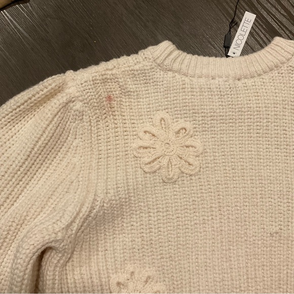 Rails Romy Sweater with Crochet Floral Details - Picture 4 of 4